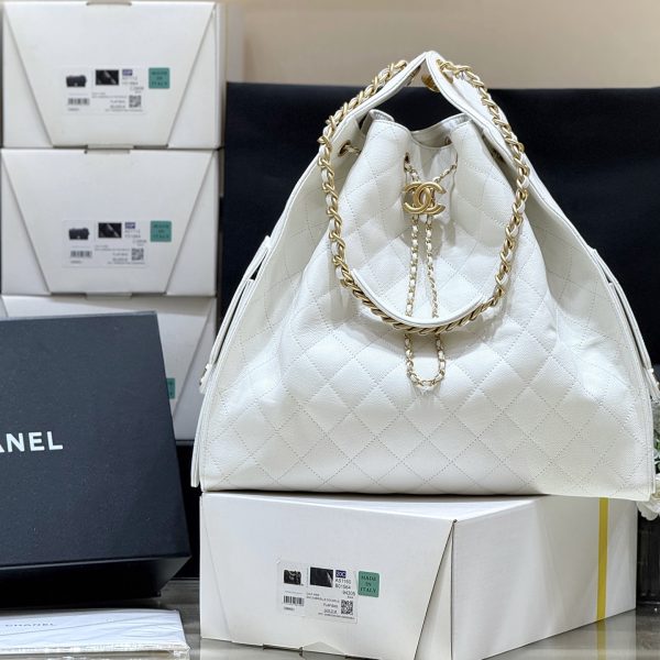 Chanel 25 moyen format sac blanc — réplique