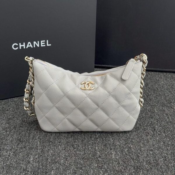 CHANEL 24p Dumpling sac gris — réplique