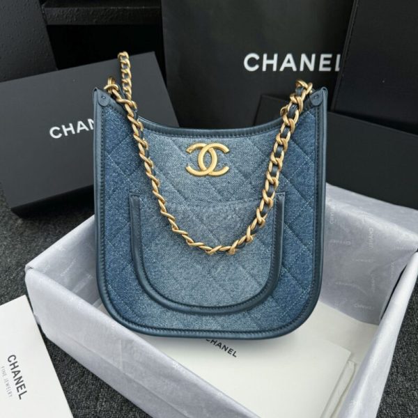 CHANEL 23S Hobo Denim — réplique