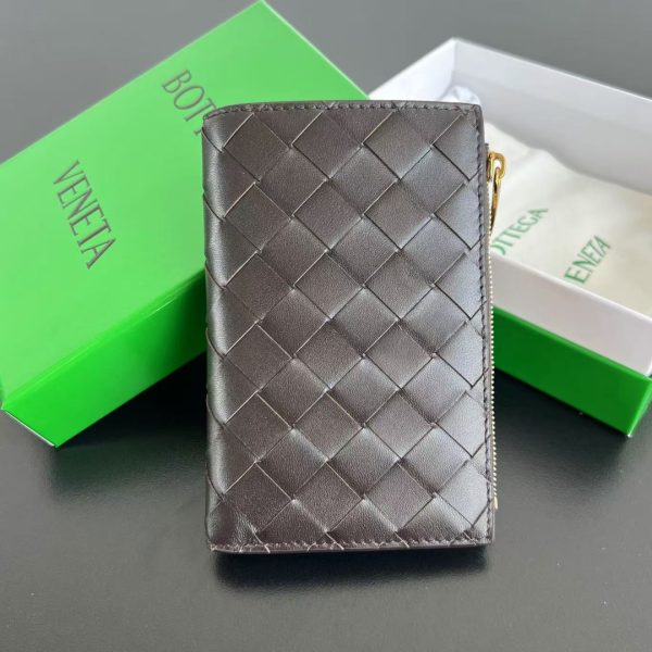 Bottega Veneta Intrecciato Zip portefeuille — réplique